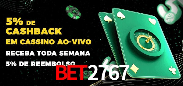 Promoções do cassino ao Vivo bet2767